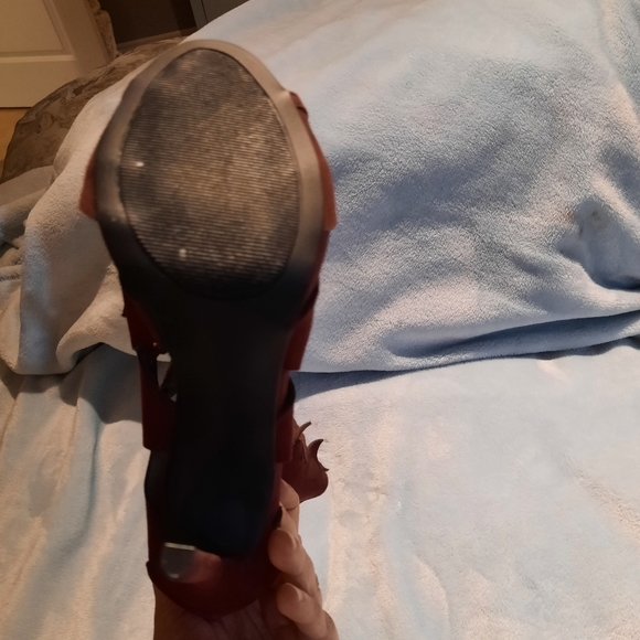 Mauve bootie style heels - Picture 2 of 4